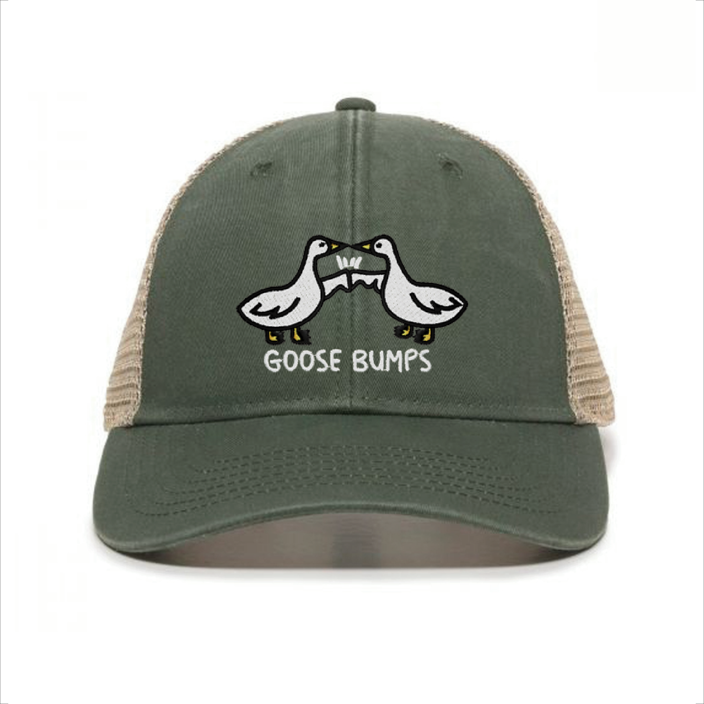 Goose Bumps Embroidered Ladies Ponytail Cap
