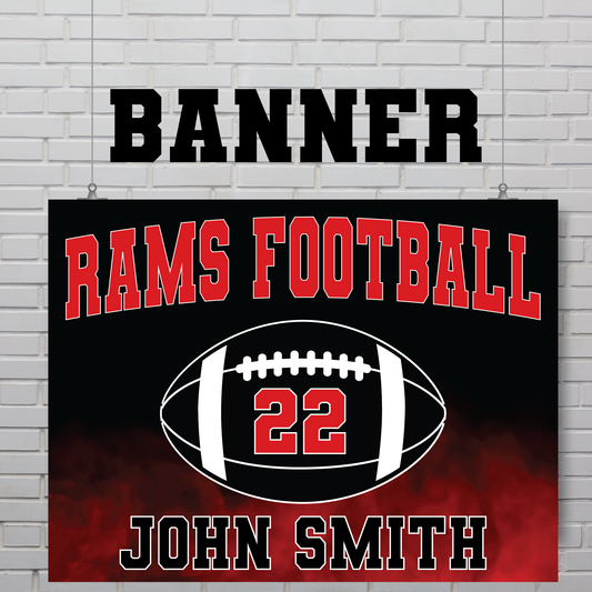 Montrose Rams Football Banner