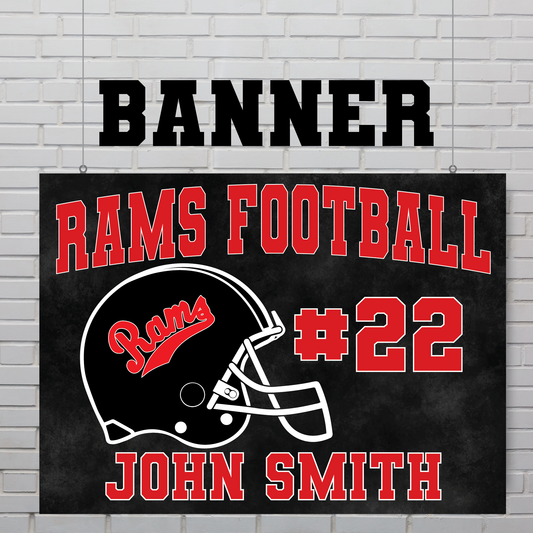 Montrose Rams Football Banner