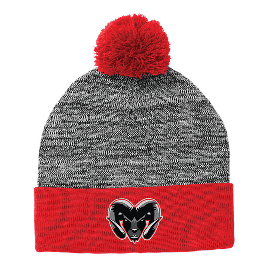 Rams Embroidered Cuff Beanie