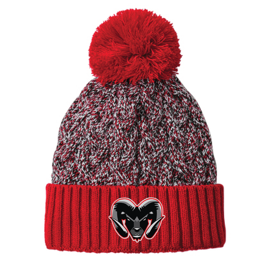 Rams Embroidered Cuff Beanie