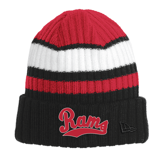 Rams Embroidered Cuff Beanie