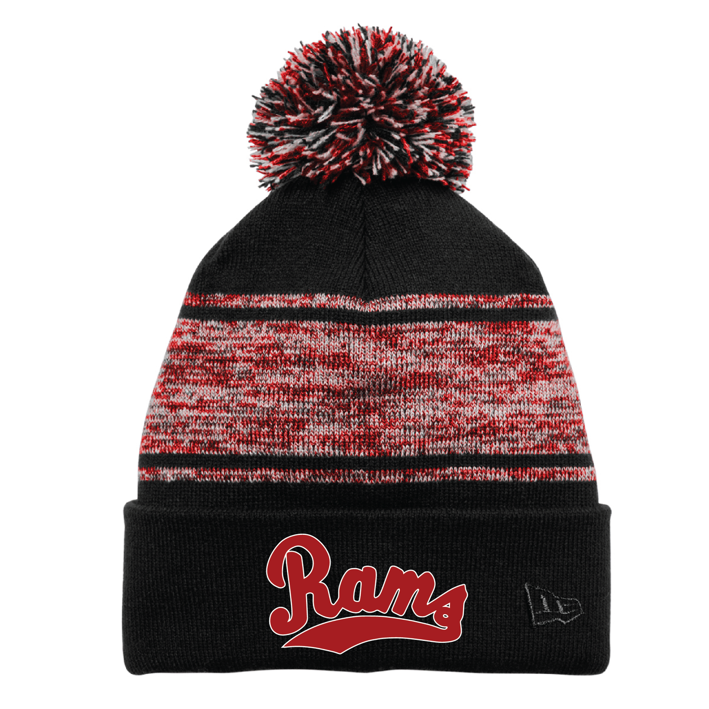Rams Embroidered Cuff Beanie