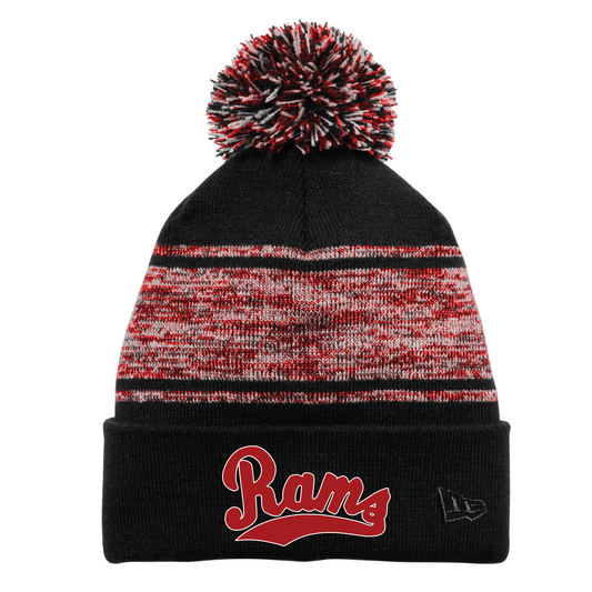 Rams Embroidered Cuff Beanie