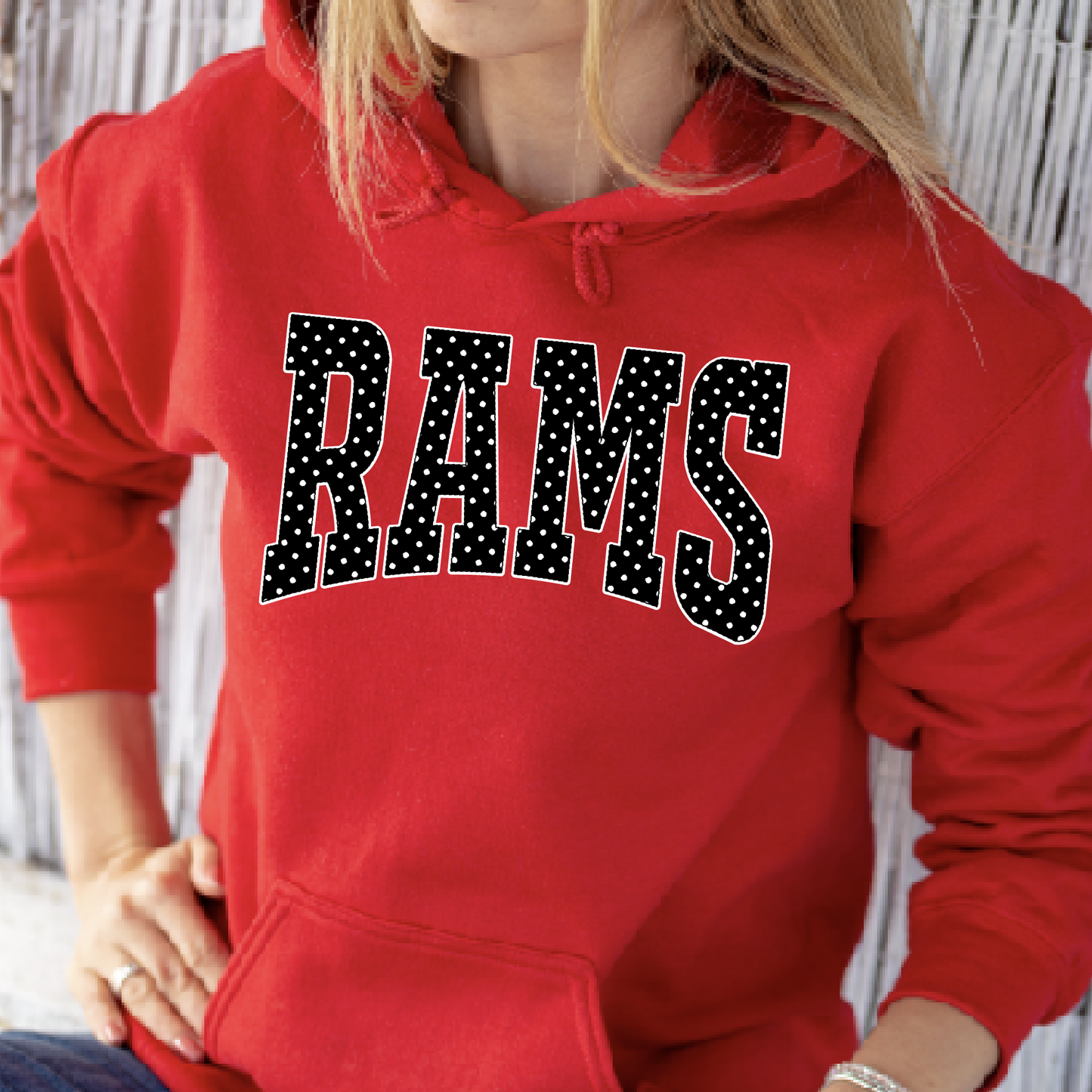 Montrose Rams Polka Dot Hooded Sweatshirt