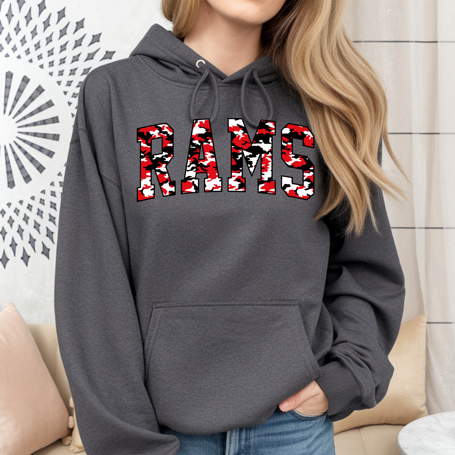 Montrose Rams Camo Hooded Sweatshirt