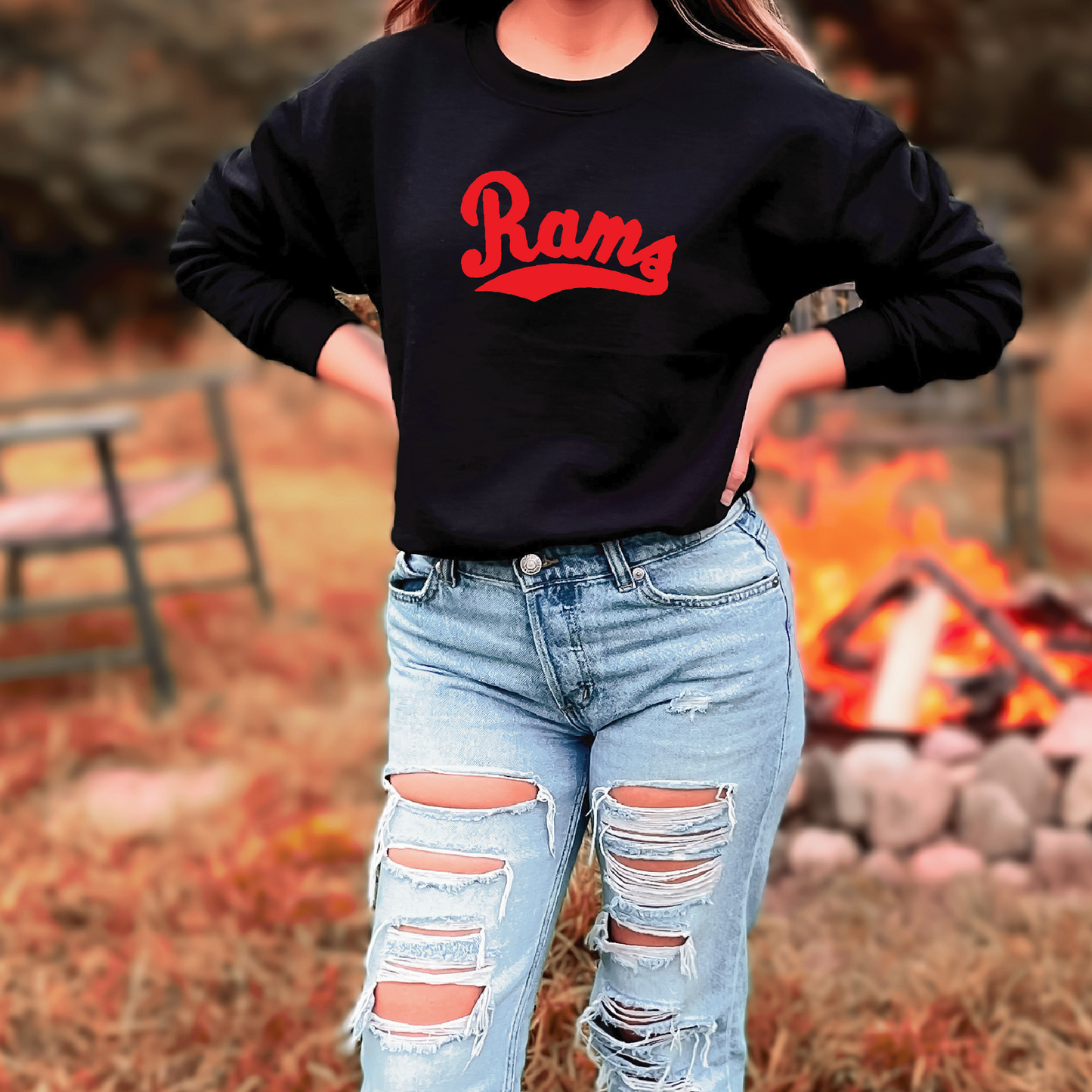 Classic Montrose Rams Crewneck Sweatshirt