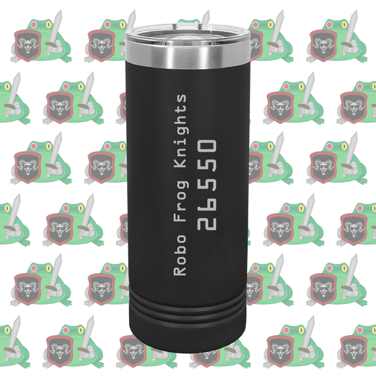 Montrose Robotics Robo Frog Knights Skinny Tumbler