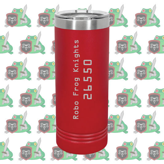 Montrose Robotics Robo Frog Knights Skinny Tumbler