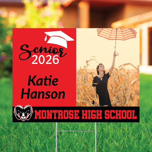 Montrose Senior Sign Design #2