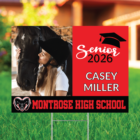Montrose Senior Sign Design #9