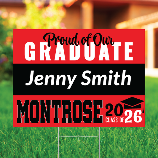 Montrose Senior Sign Design #8