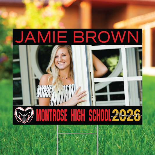 Montrose Senior Sign Design #1