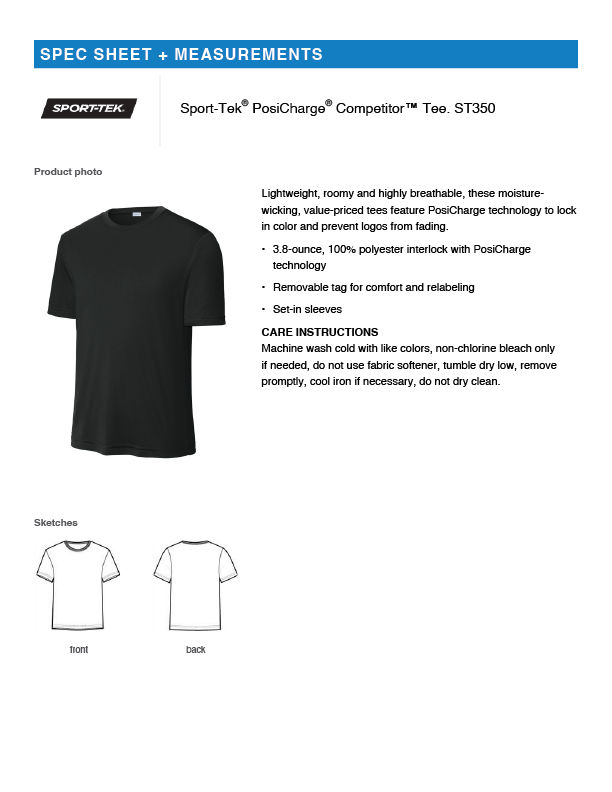 Mid Michigan School of Cosmetology Performance T-Shirt