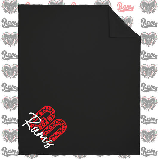 Rams Fleece Sweatshirt Blanket