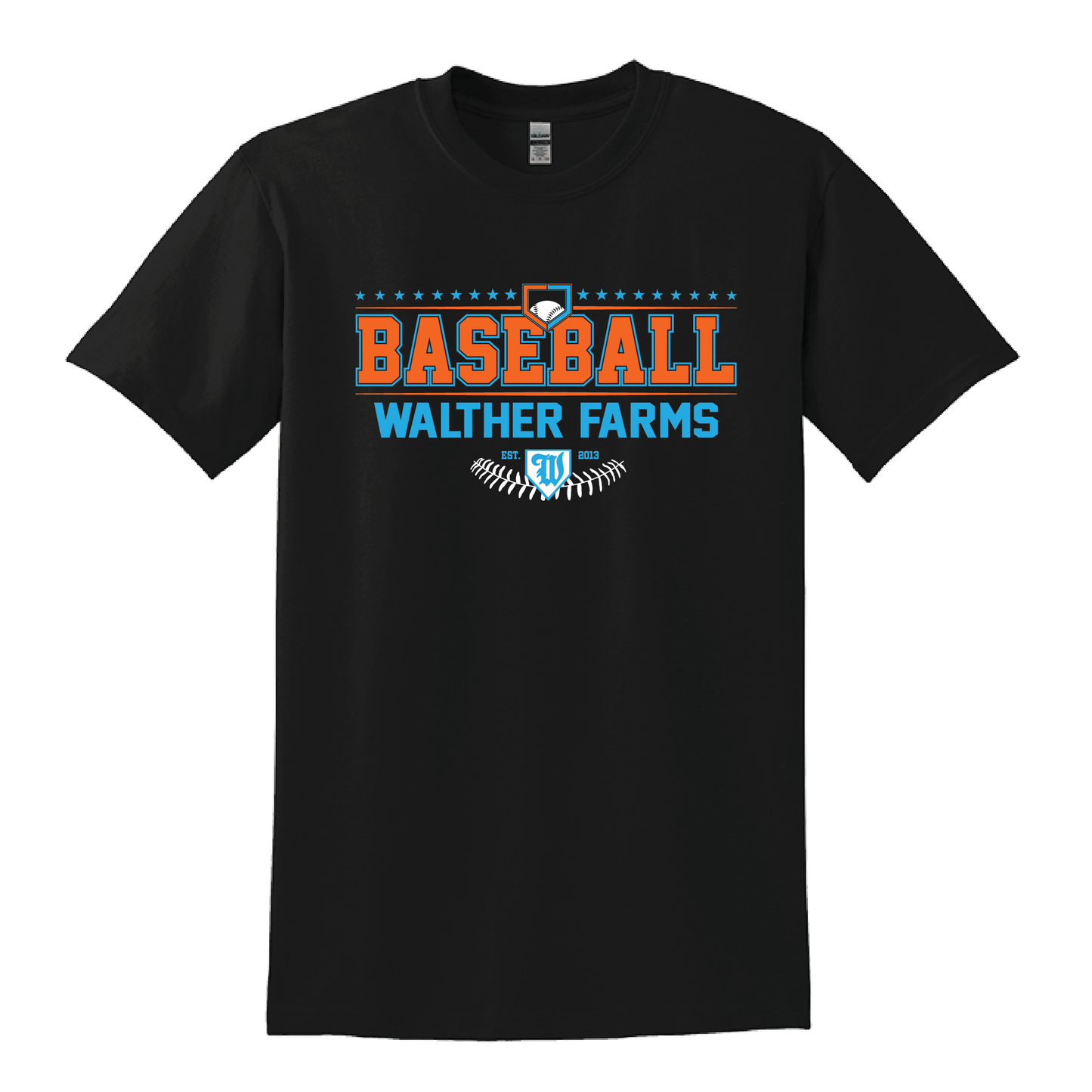 Walther Farms Baseball Shirt Choose T-Shirt, Long Sleeved Tee, Crewneck Sweatshirt or Hoodie