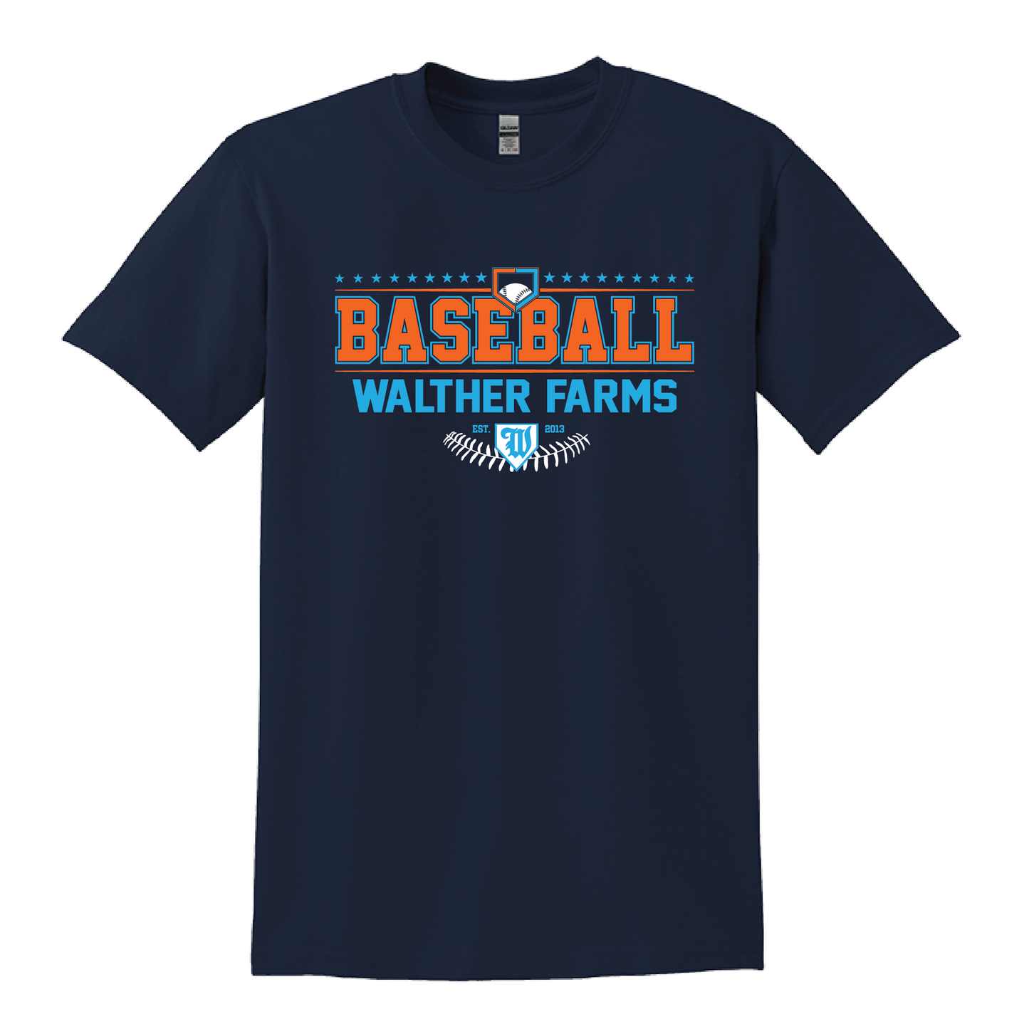 Walther Farms Baseball Shirt Choose T-Shirt, Long Sleeved Tee, Crewneck Sweatshirt or Hoodie