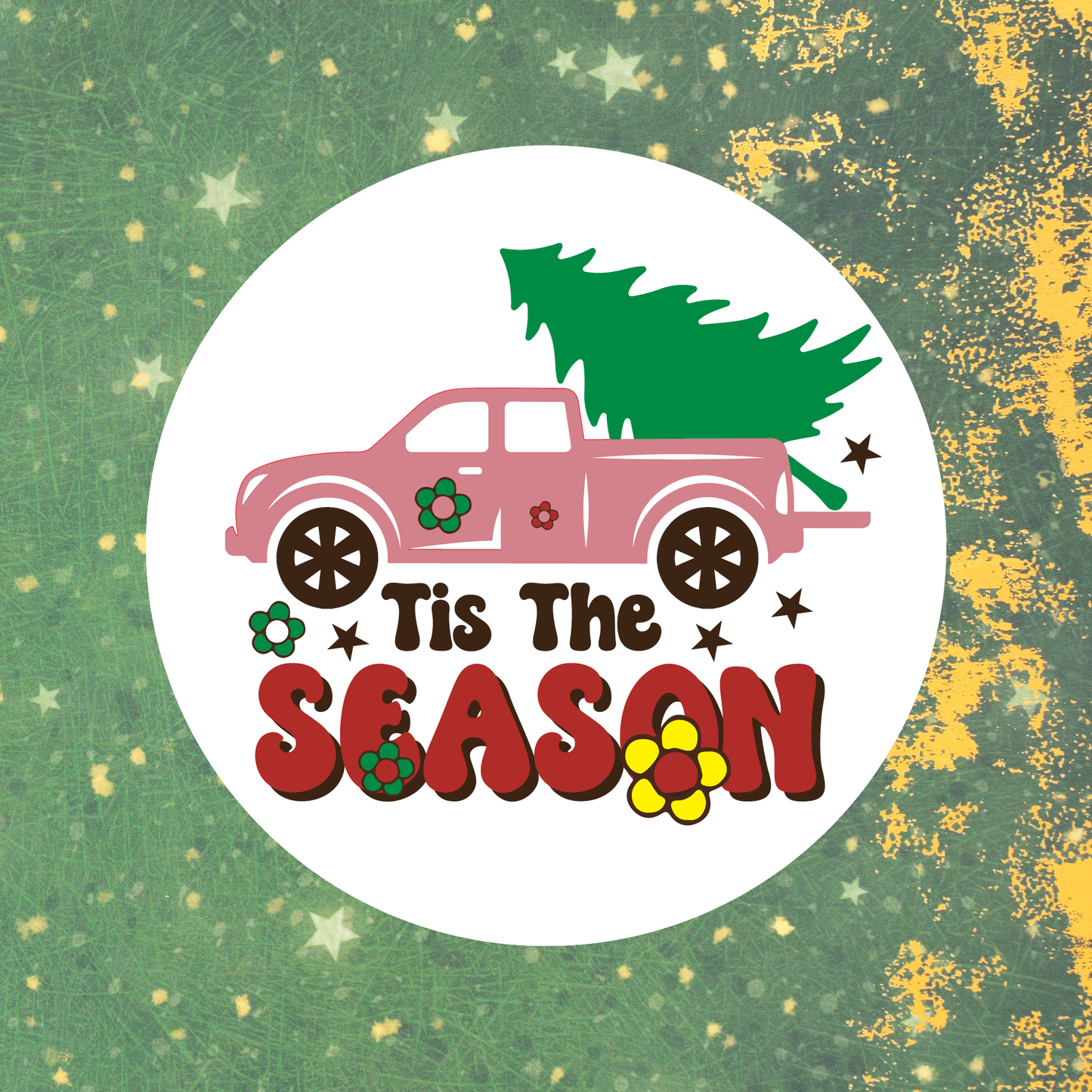 Tis The Season Holiday Stickers