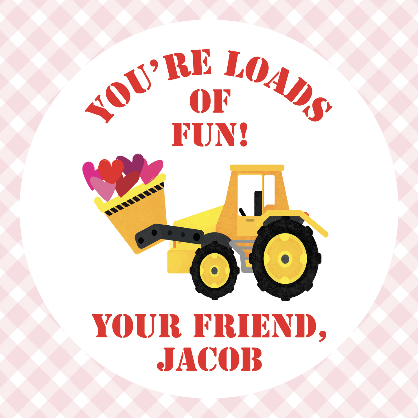 Personalized Valentine's Day Stickers