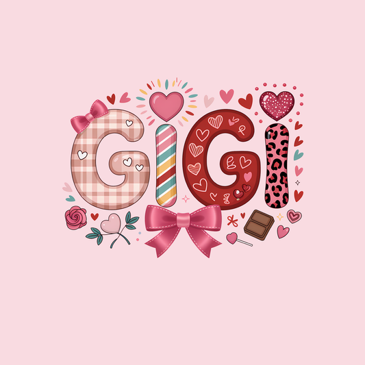 Gigi Valentine's Day DTF Transfer