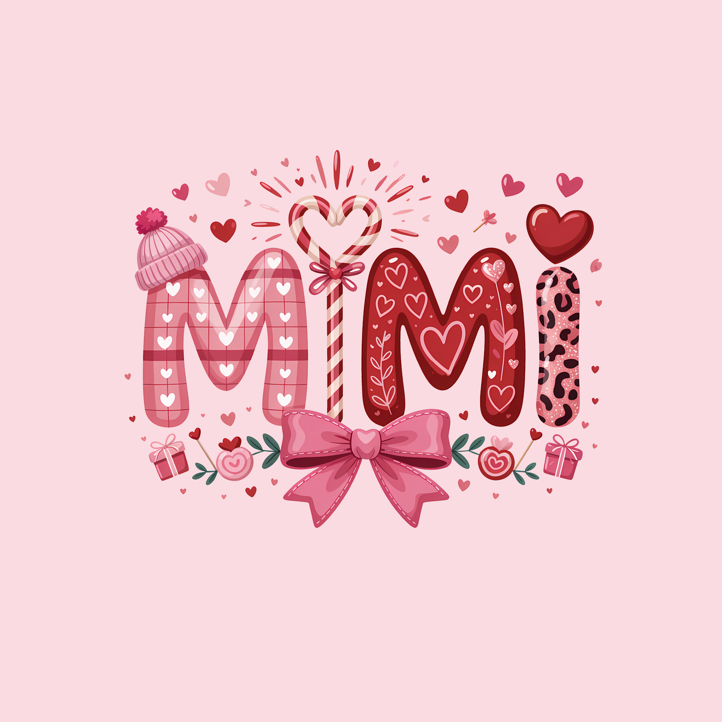 Mimi Valentine's Day DTF Transfer