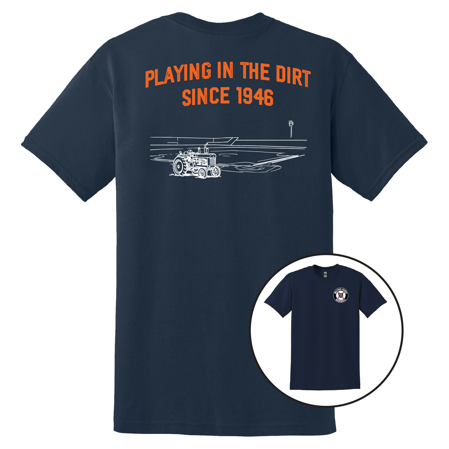Walther Farms Baseball Cornhole Tournament T-Shirt
