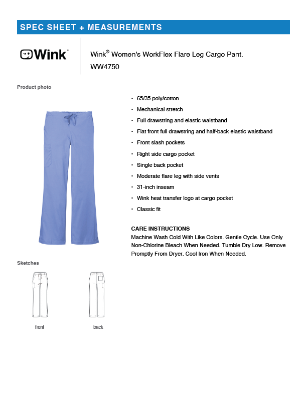 Women’s WorkFlex Flare Leg Cargo Pant